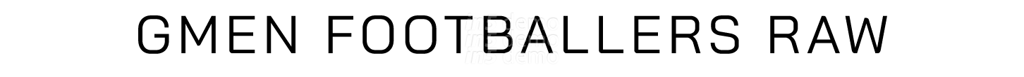 GMEN FOOTBALLERS RAW